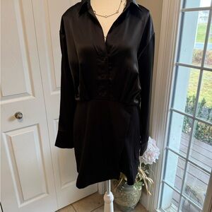Steve Madden Black Long Sleeve Dress
